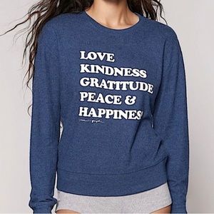 Spiritual Gangster Love Kindness Gratitude Pullover Size XS